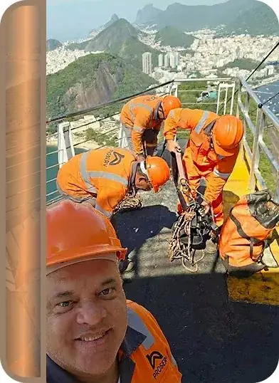 Elétrica com alpinismo
